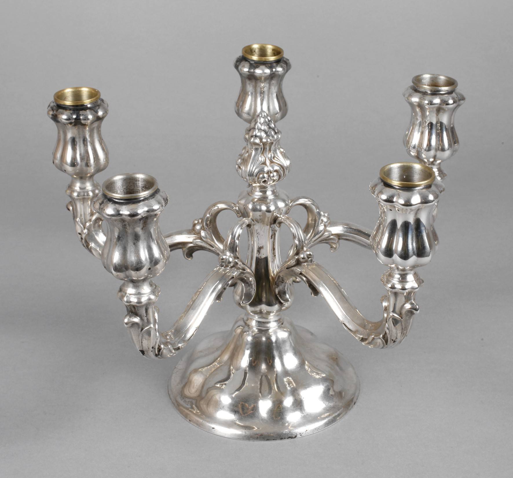 Silberleuchter 5-flammig