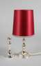 Silberleuchter mit passenden Lampe