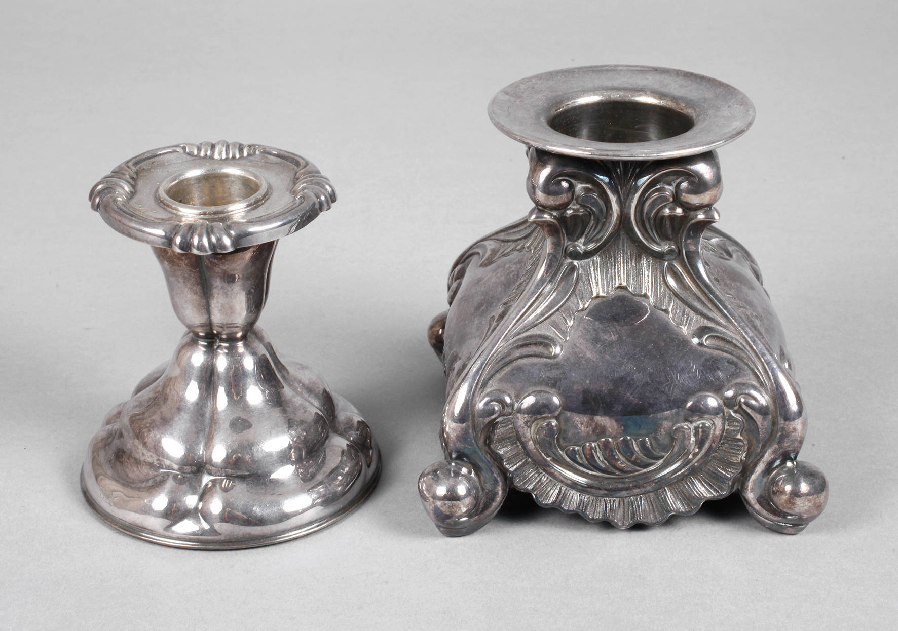 Zwei Silberleuchter