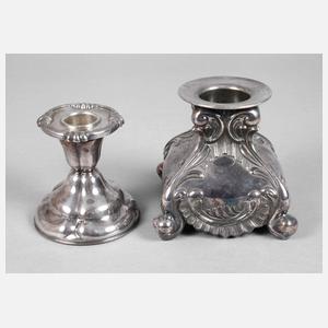 Zwei Silberleuchter