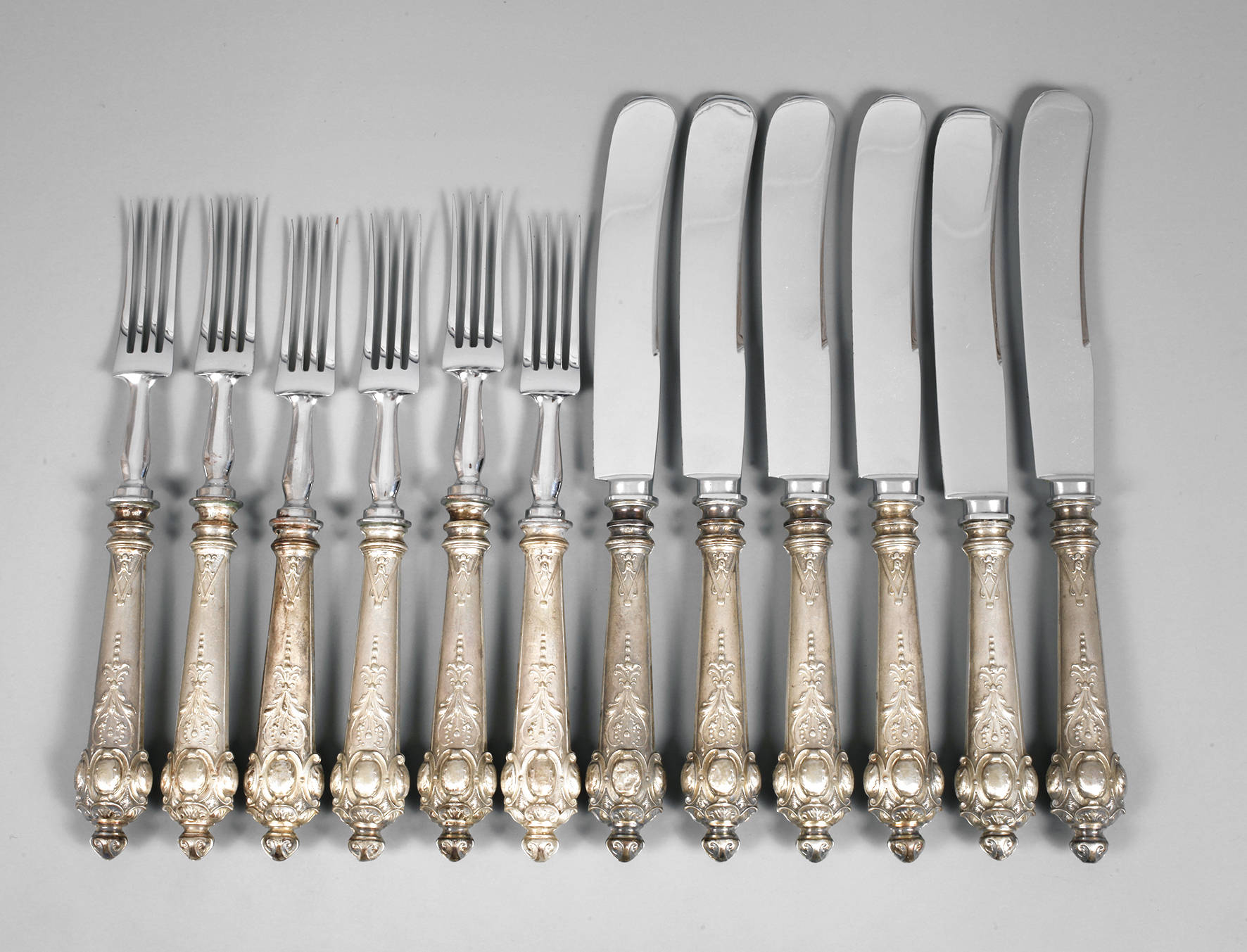 Silberbesteck Historismus