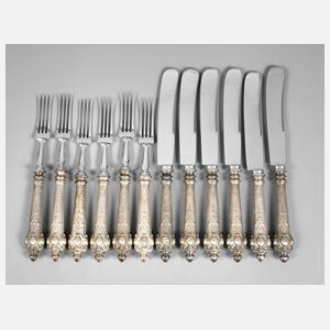 Silberbesteck Historismus