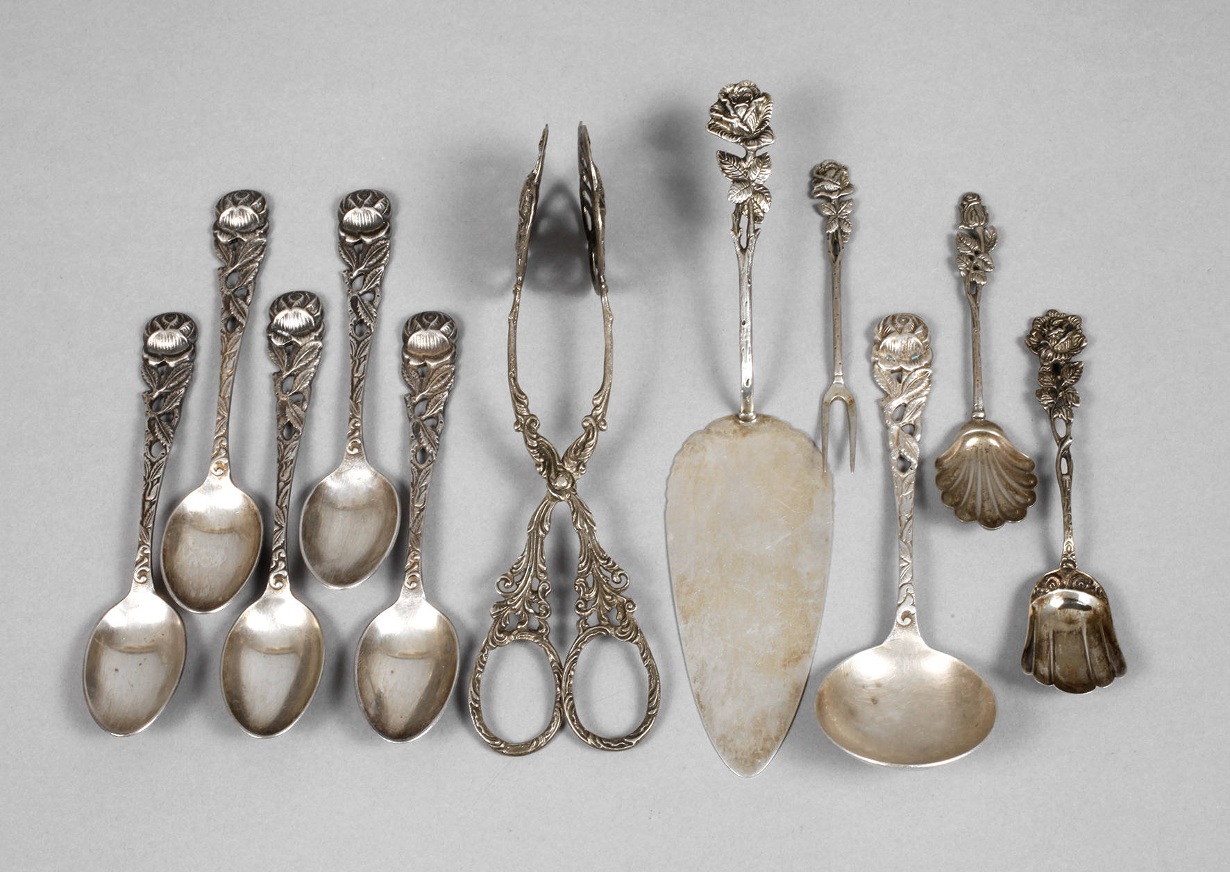 Konvolut Silberbesteck Hildesheimer Rose