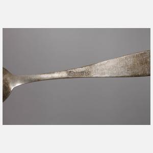 Silber Sechs Kaffeelöffel Art Déco