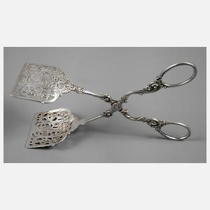 Gebäckzange Silber