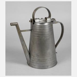 Schwere Zinnriegelkanne