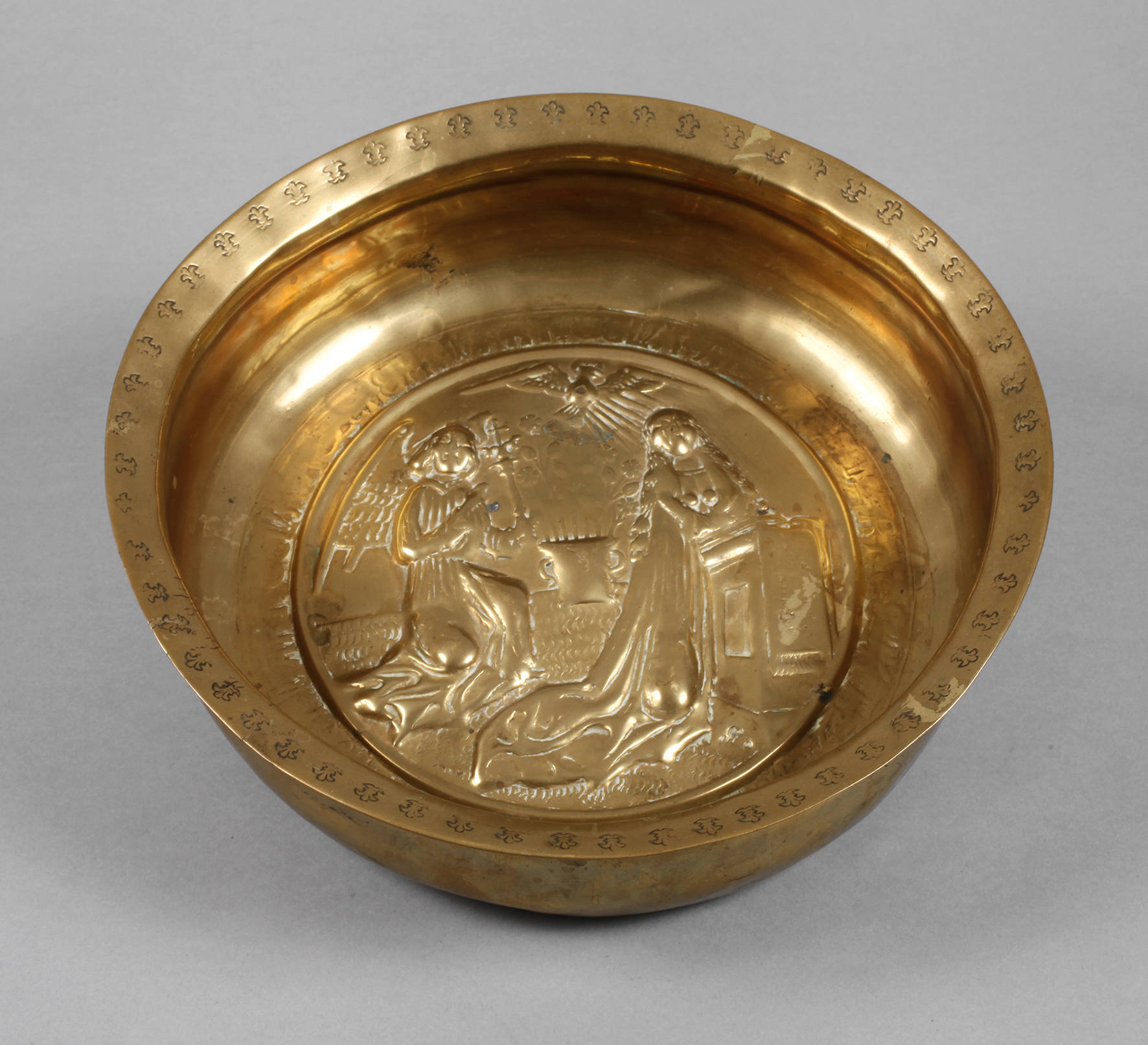 Tiefe Taufschüssel um 1600