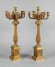 Paar große klassizistische Kandelaber