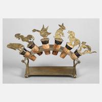 Sechs Flaschenstopfen Art Déco111