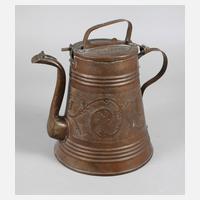 Große Riegelkanne Kupfer111