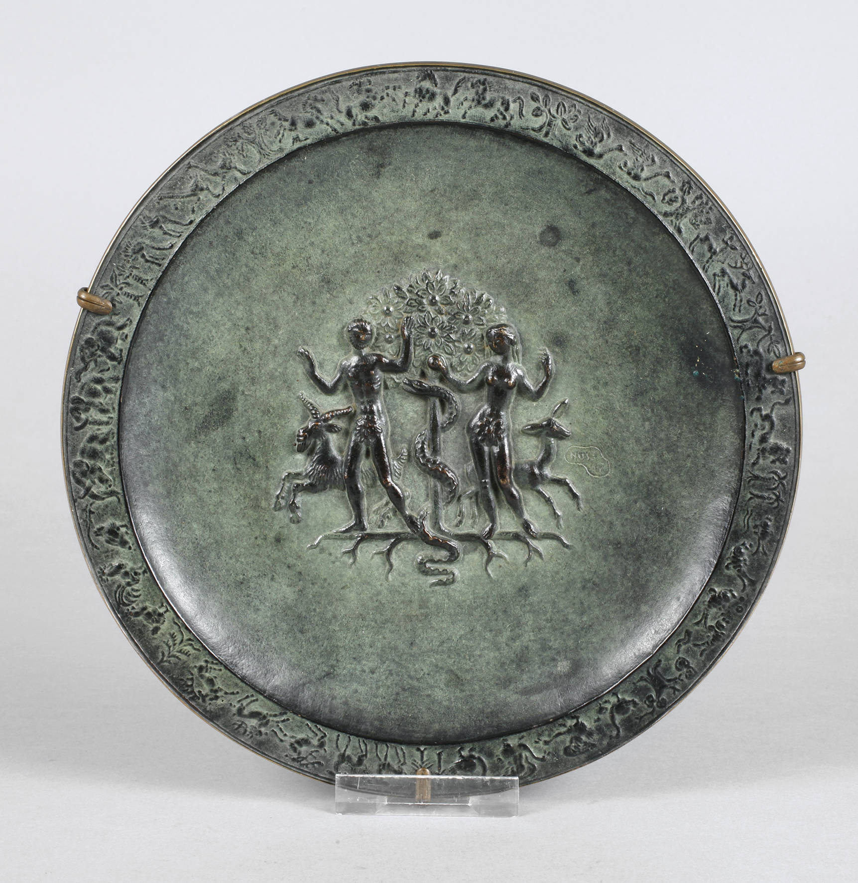 Bronzeplatte Fritz Nuss