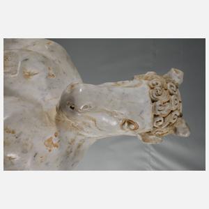 Große Gartenplastik Minotaurus