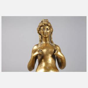 Bronze Faunin als Halbakt