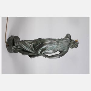 Figürliche Salonlampe als Griechische Schönheit