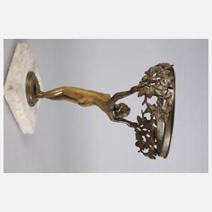 Figürliche Tischlampe Jugendstil