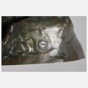 Skulptur Faun und Nymphe