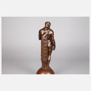 Bronze Wilder Mann Rübezahl