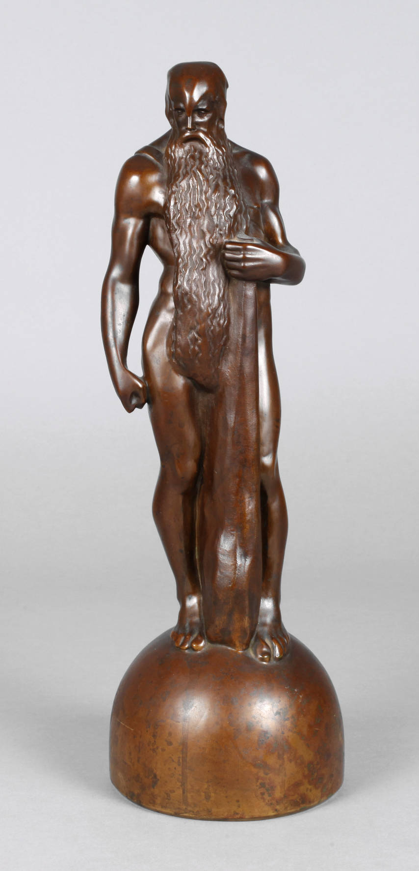 Bronze Wilder Mann Rübezahl