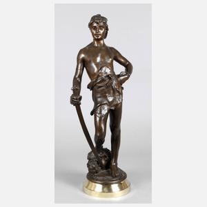 Eugène Marioton, David mit dem Kopf des Goliath