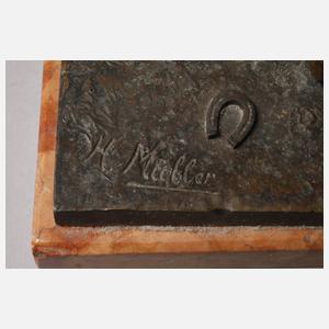 Hans Müller Bronze Hufschmied