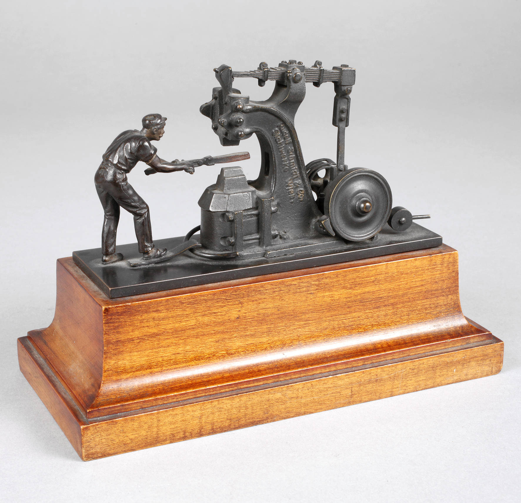 Werbebronze Stahlwerke Wien