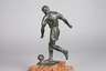Bronze Fußballspieler