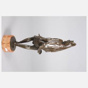 Bronze asiatische Tänzerin