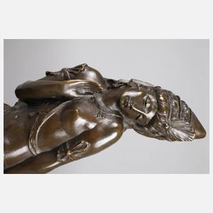 Bronze asiatische Tänzerin