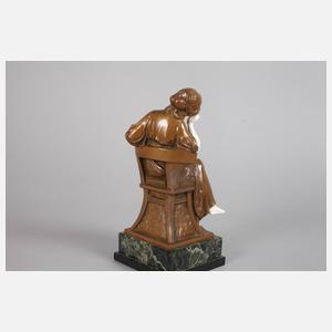 Chryselephantin, die Sinnende