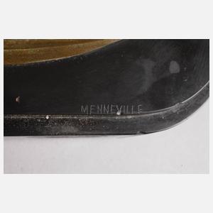 Mennevile Art Déco Mädchen mit Ziege