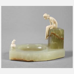 Ferdinand Preiss attr. Sitzende mit Froschkönig