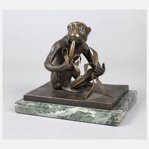 Bruno Zach, Affe mit Banane