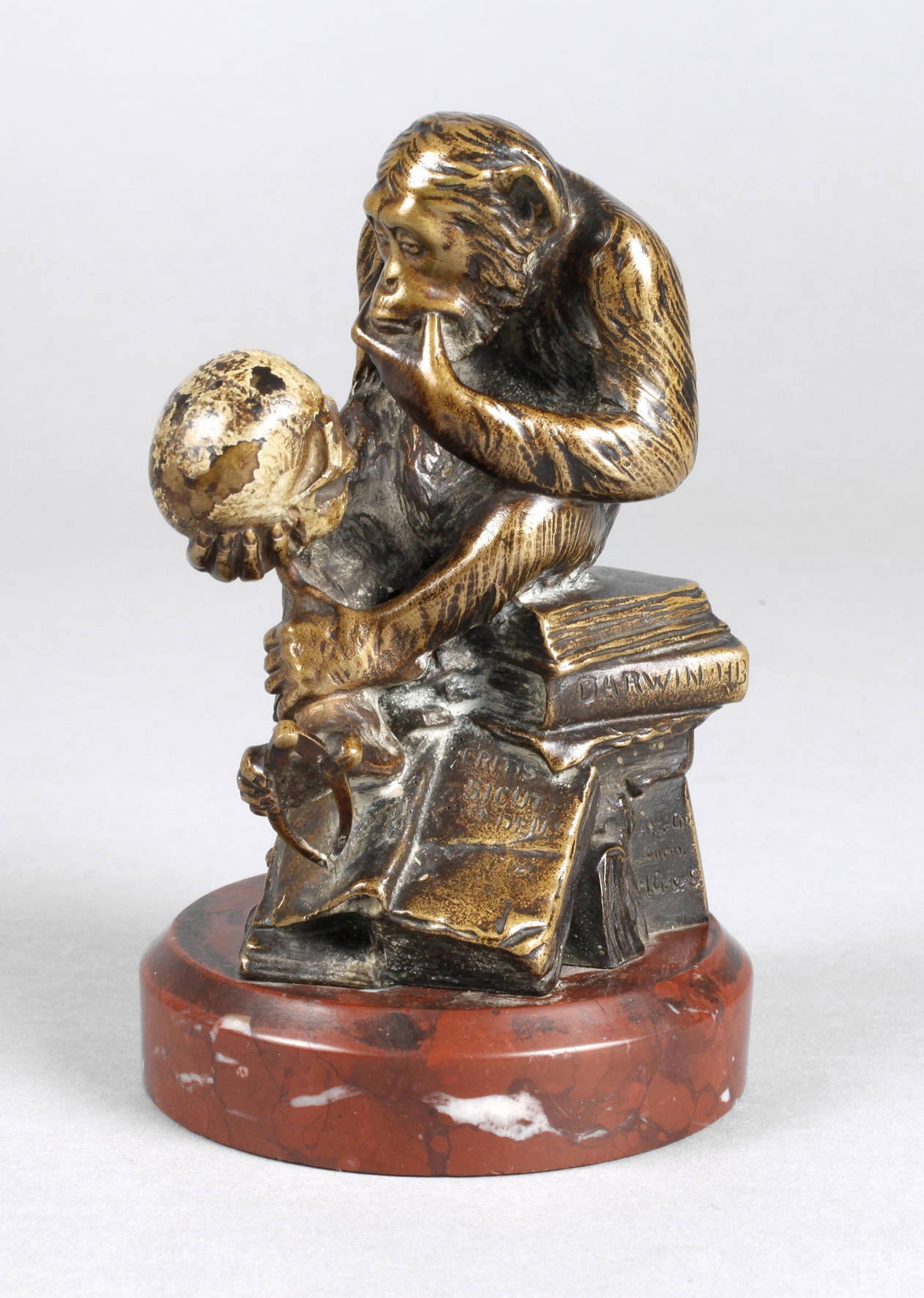 Hugo Reinhold, Bronze Affe ”Eritis Sicut Deus”