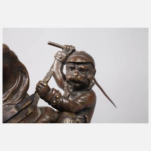 Théodore Gechter, Affe als Jockey