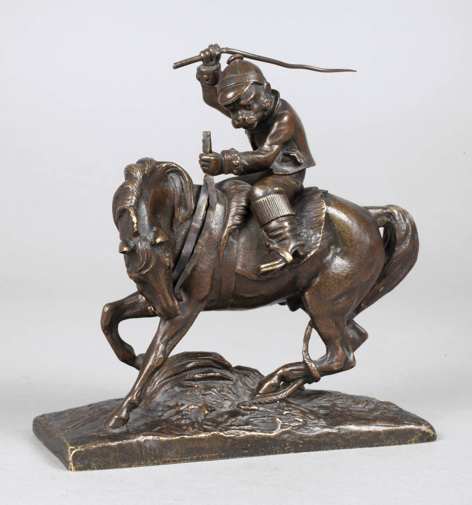 Théodore Gechter, Affe als Jockey