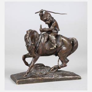 Théodore Gechter, Affe als Jockey