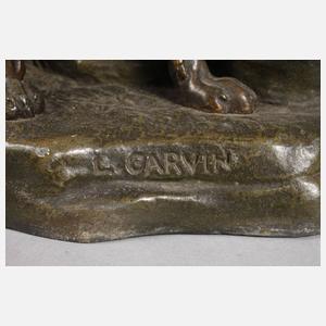 Louis Albert Carvin, Figur Schäferhunde