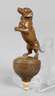 Wiener Bronze Dackel als Klingelknopf