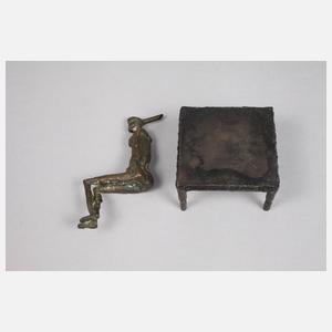 Herbert Kämper, sitzender weiblicher Akt