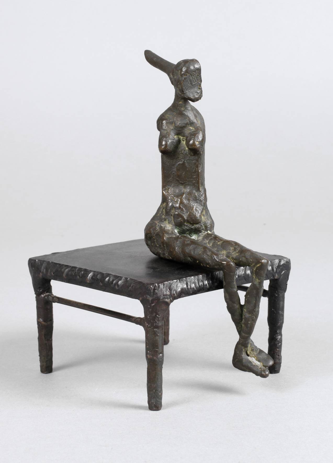 Herbert Kämper, sitzender weiblicher Akt