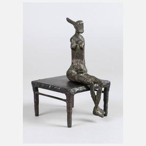 Herbert Kämper, sitzender weiblicher Akt