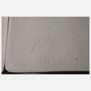 Erotisches Pendant, ”Mund” und ”Auge”