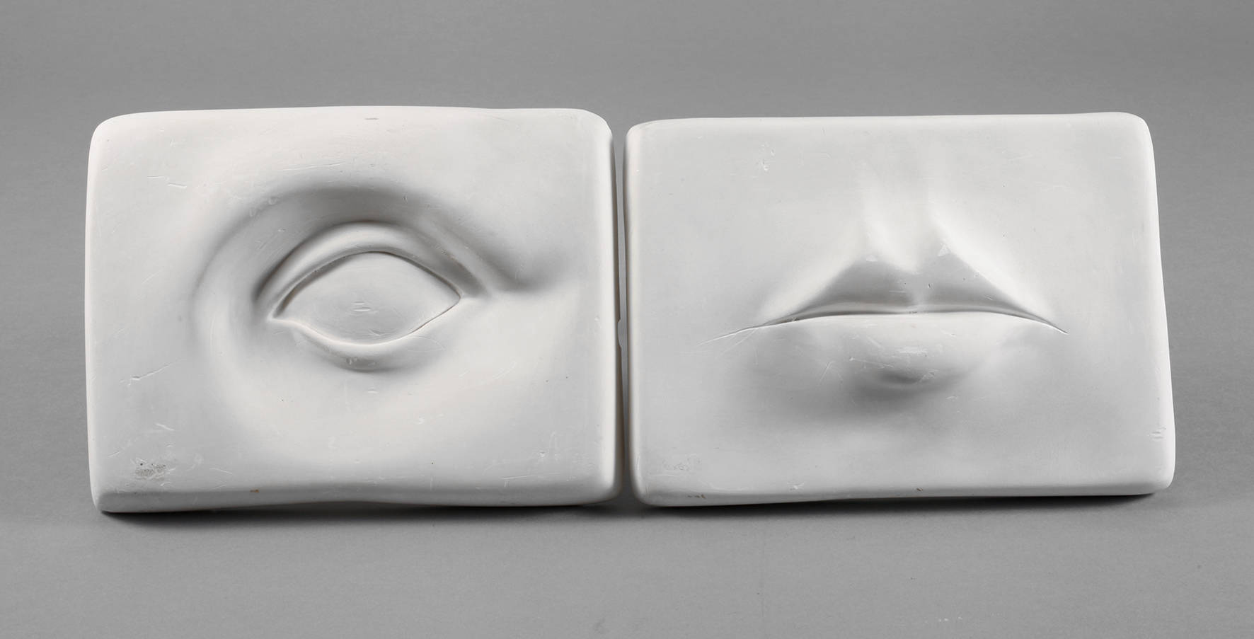 Erotisches Pendant, ”Mund” und ”Auge”