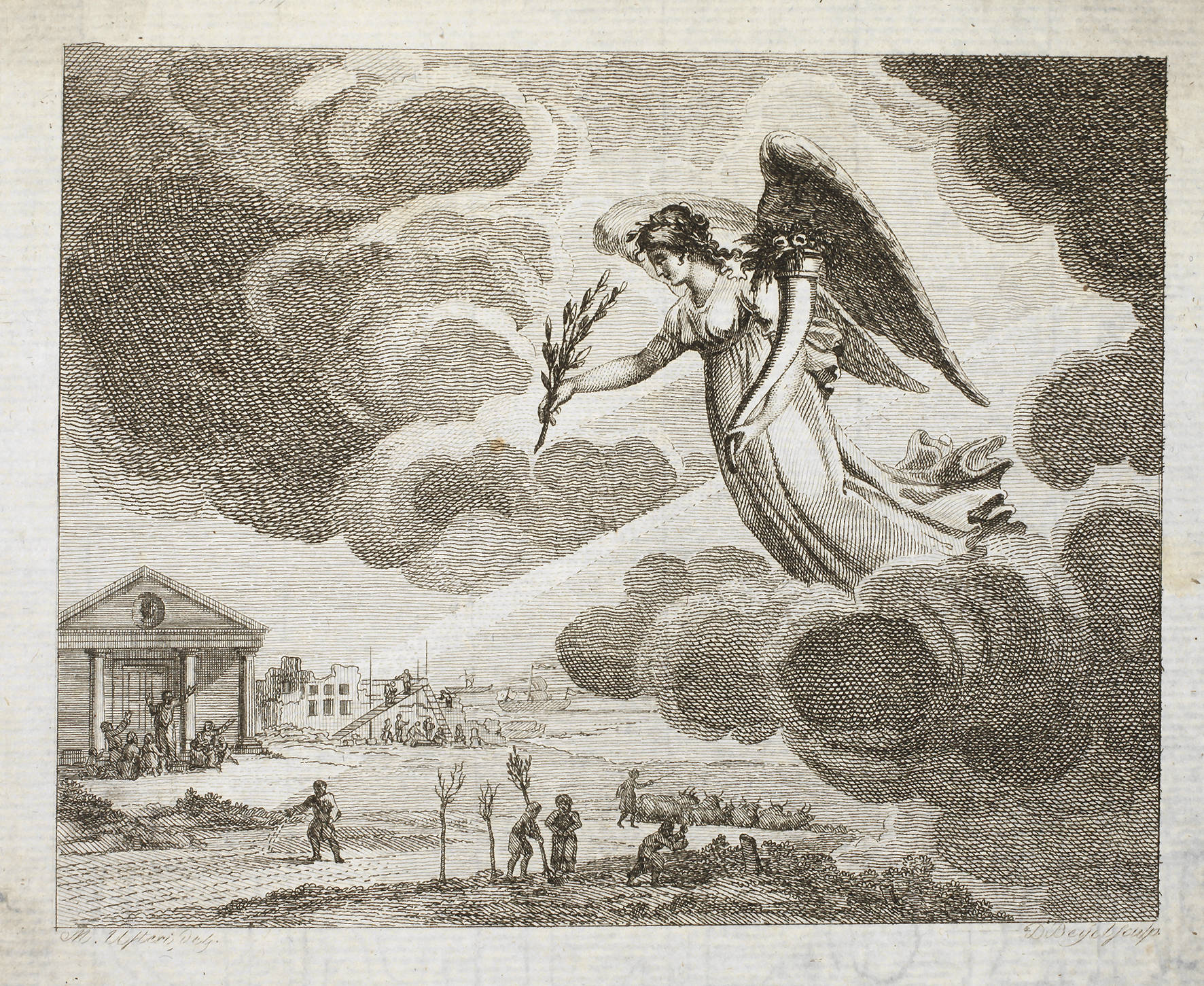 Daniel Beyel, Klassizistisches Segensbild