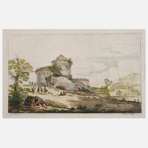 Jean Pesne, Mediterrane Landschaft nach il Duercino