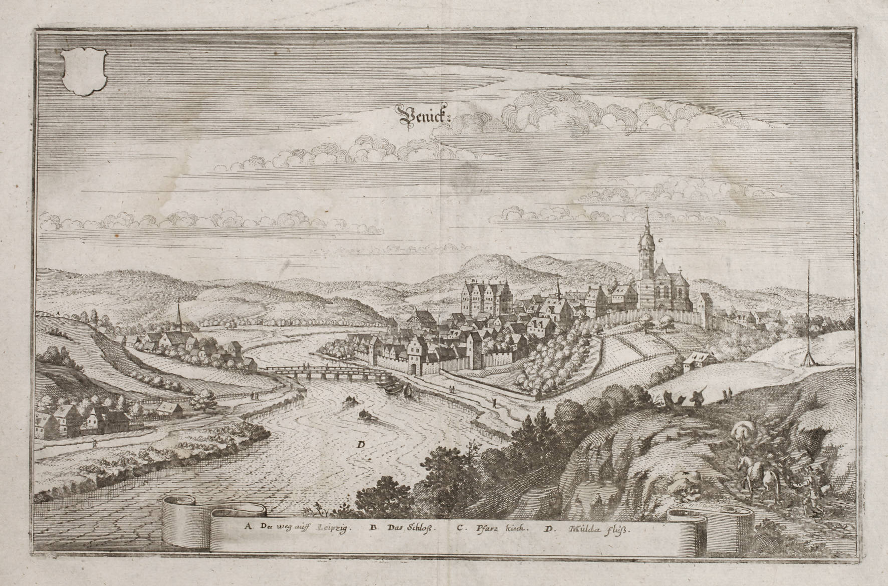 Matthäus Merian der Ältere, Ansicht Penig