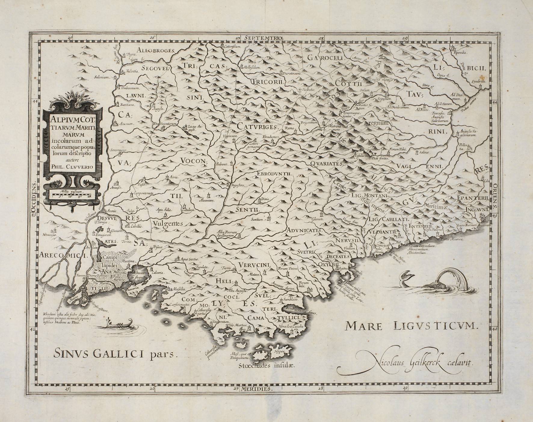 Nicolaes Geylekerck, Karte Südfrankreich 1624