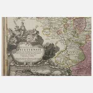 Johann Baptista Homann, Karte Eichstätt