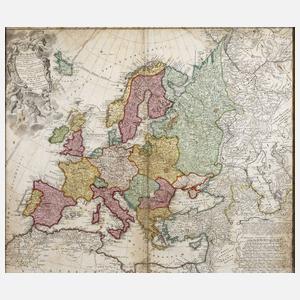 Homanns Erben, Karte Europa 1743