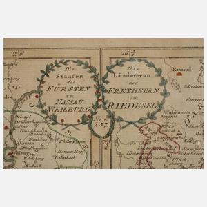 Franz Johann Joseph von Reilly, Karte Nassau Weilburg / Riedesel